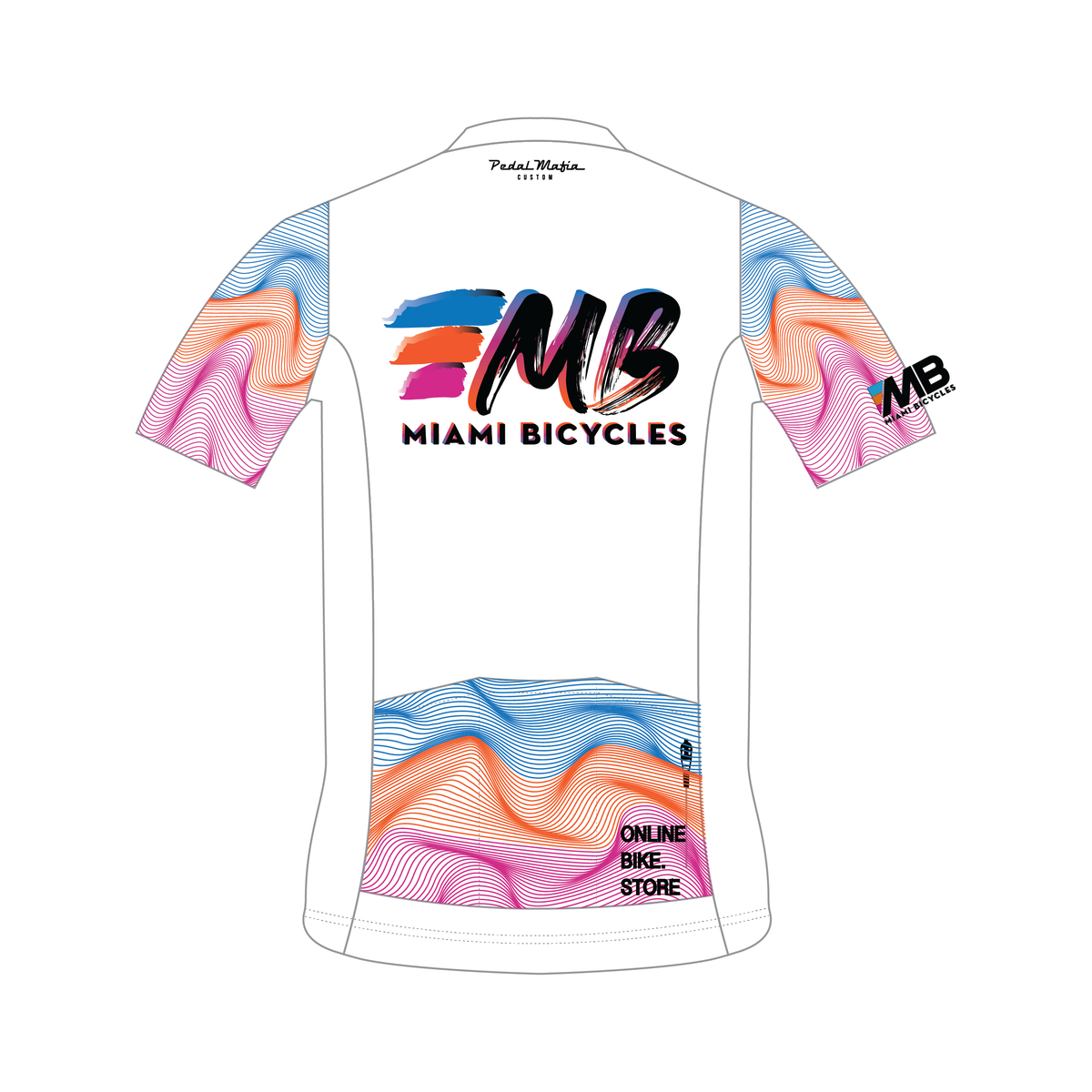 Cycling Jersey Complete Miami Bikes White