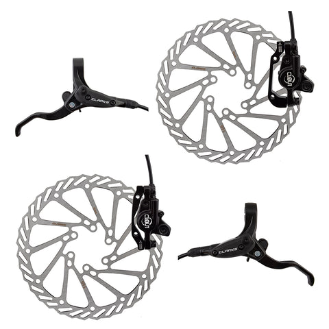 Clarks Clout-1 Hydraulic Disc Brake F&R freeshipping - Onlinebike.store