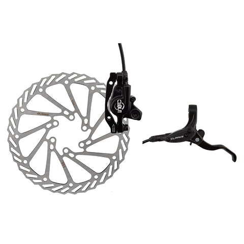 Clarks Clout-1 Hydraulic Disc Brake FT w/Lever 160 Black freeshipping - Onlinebike.store