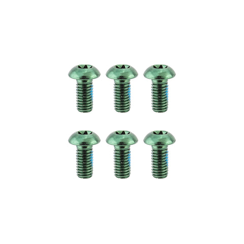Clarks Disc Bolts Anodized Green Pack of 6 freeshipping - Onlinebike.store