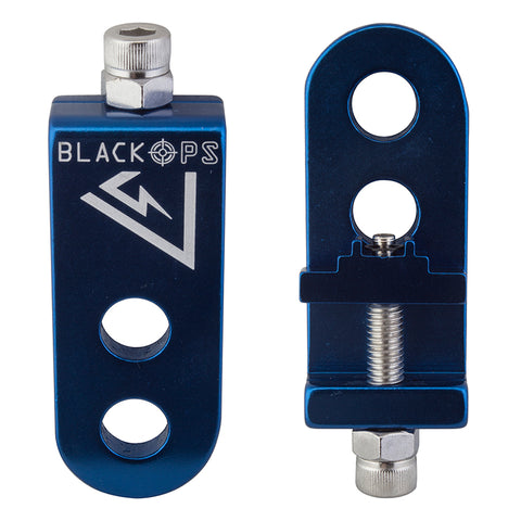Black OPS ADJ Chain Tensioner 2.0 Alloy 3/8 Blue freeshipping - Onlinebike.store