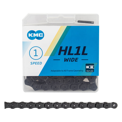 KMC HL1L Wide 1 Speed Black 100 Link freeshipping - Onlinebike.store