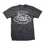 Clothing T-shirt Dhd Rode Together Lg Hvy Mtl Gy
