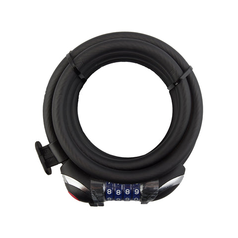 Sunlite 12mm x 6f Lightshield Integrated Combo Cable Lock freeshipping - Onlinebike.store