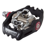 Exustar PM825 MTB Clipless Pedals Black/Silver freeshipping - Onlinebike.store
