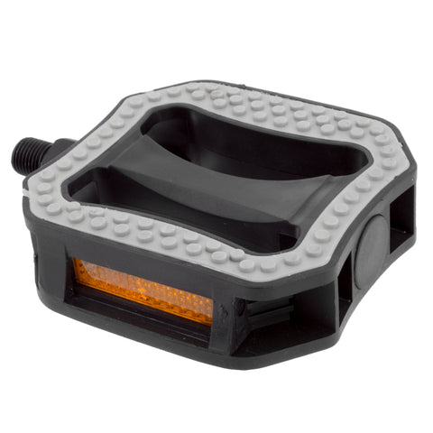 Sunlite Comfort Grip ABS 9/16" Black/Grey Composite Pedals