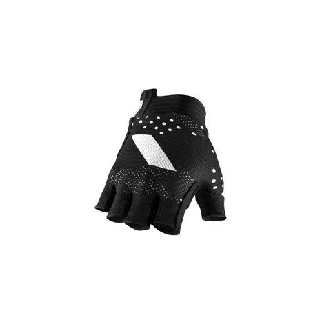 EXCEEDA Gel Womens Short Finger Glove Black freeshipping - Onlinebike.store