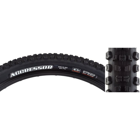 Maxxis Aggressor DC/EXO/TR 29x2.3 Black Tubeless Tire freeshipping - Onlinebike.store