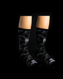 Camo Black Solo Warrior Socks freeshipping - Onlinebike.store