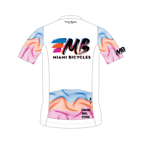 Cycling Jersey Complete Miami White – Onlinebike.Store