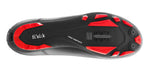 Fizik Men's M4B Uomo Shoes BOA - Black/Black With Red Trim freeshipping - Onlinebike.store